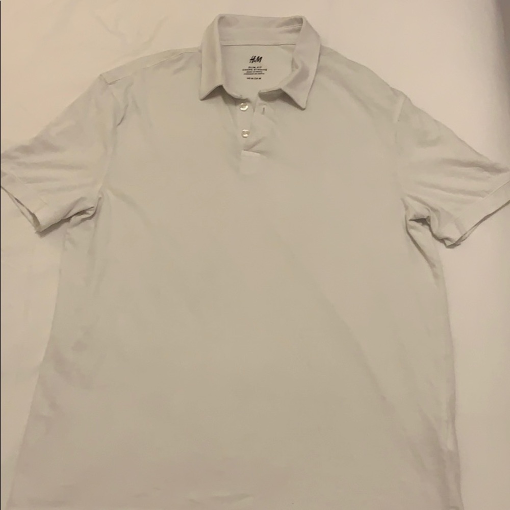 Men’s white polo HM